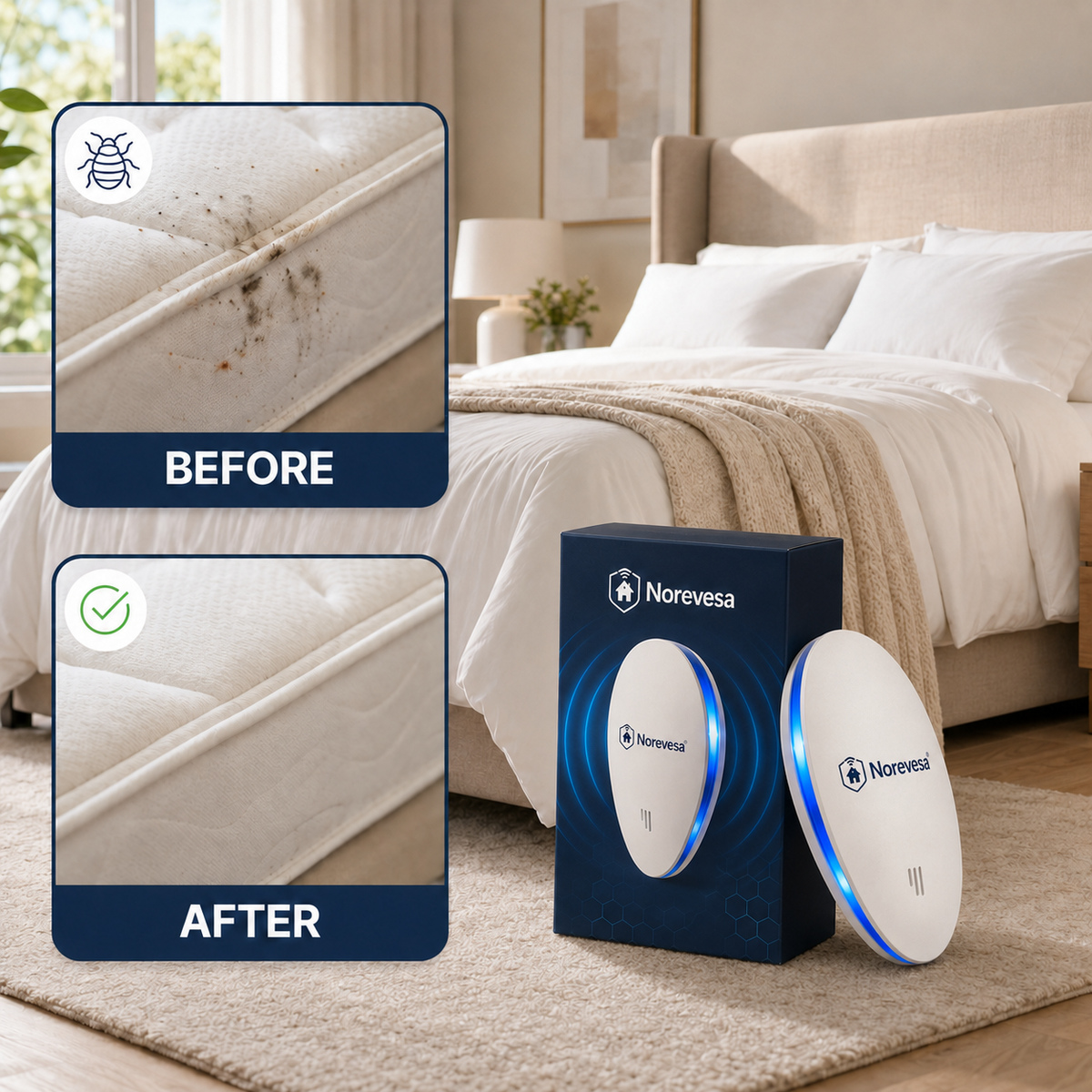 Norevesa™ Ultrasonic Pest Repeller