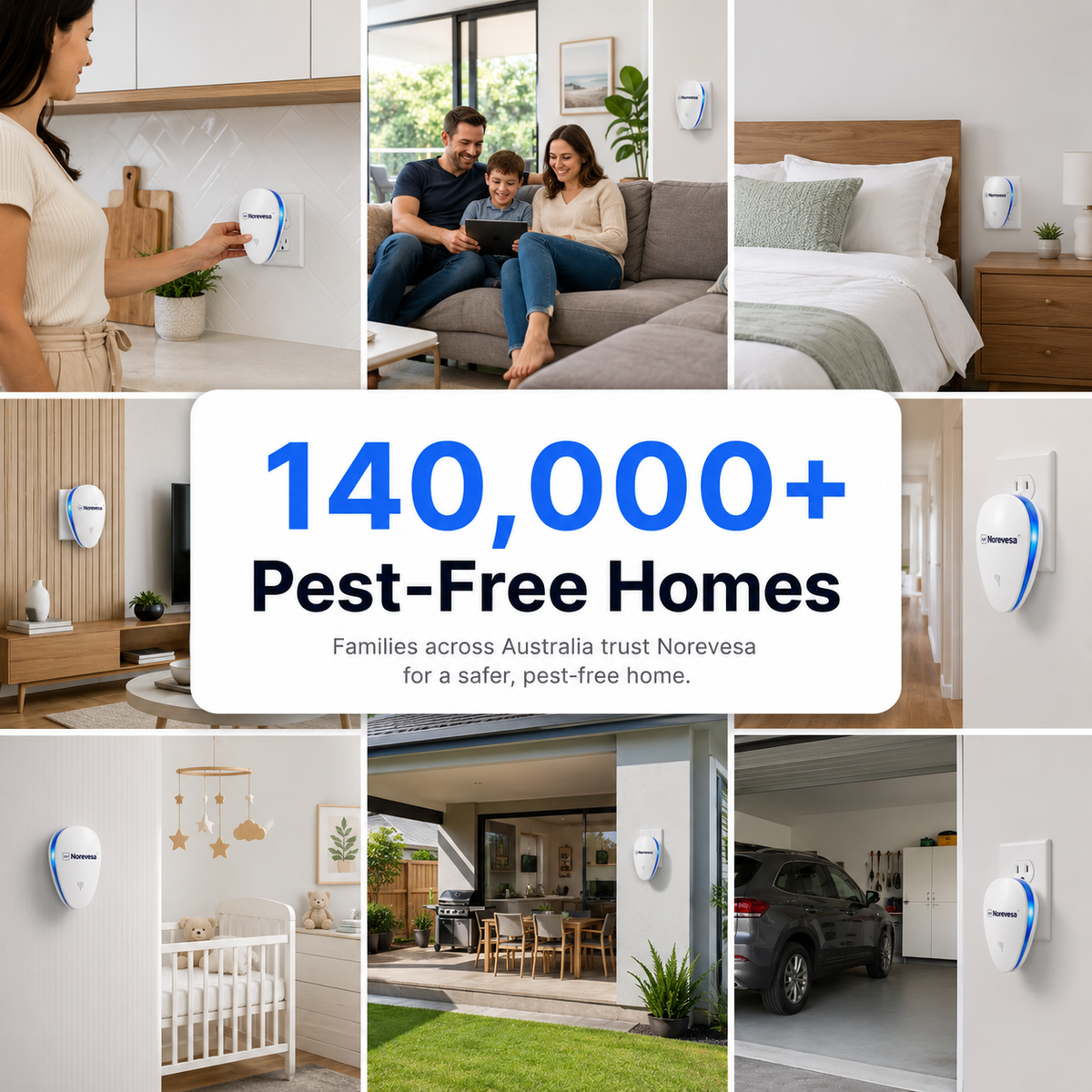 NOREVESA™ Upgraded Pest Repeller - Banish Roaches For Good