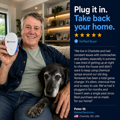 Norevesa™ Ultrasonic Pest Repeller