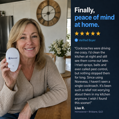 NOREVESA™ Upgraded Pest Repeller - Banish Roaches For Good