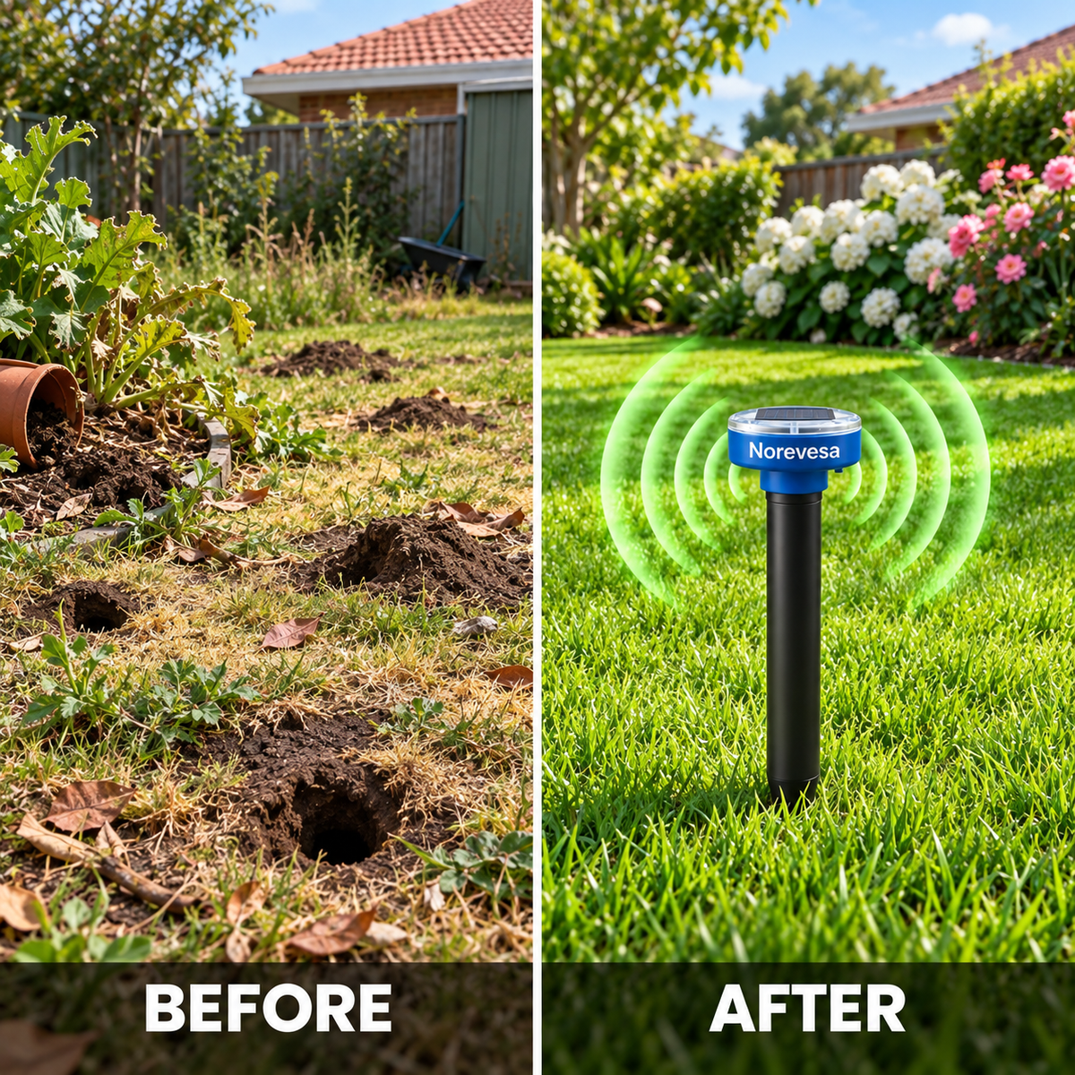 Norevesa™ Outdoor Protector — Repels Snakes, Rats, Mice & More