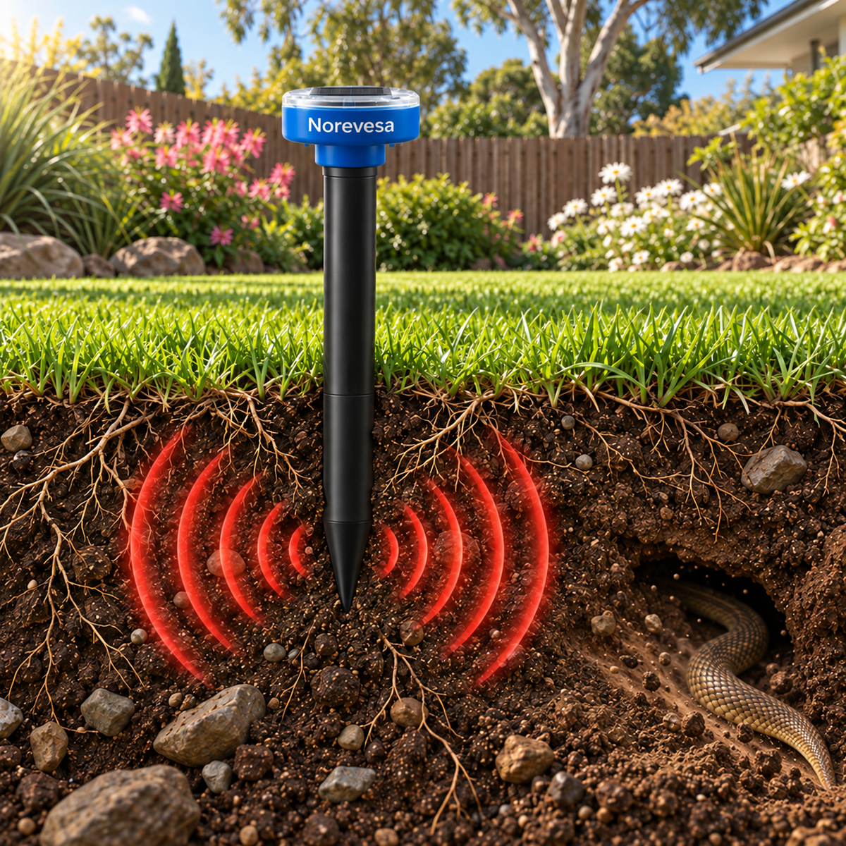Norevesa™ Outdoor Protector — Repels Snakes, Rats, Mice & More